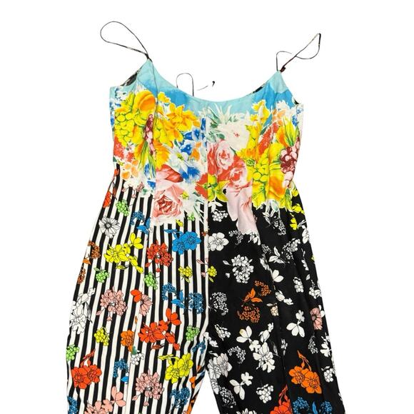 Versace Capsule Jumpsuit IT 44 US 8 Viscose Shalom Harlow Runway Floral RARE - Picture 6 of 16